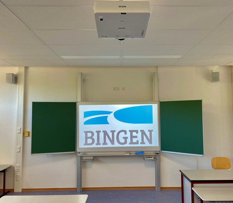 In der Grundschule in Bingen-Büdesheim wurde die komplette Technik bereits auf einen hochmodernen Stand gebracht.