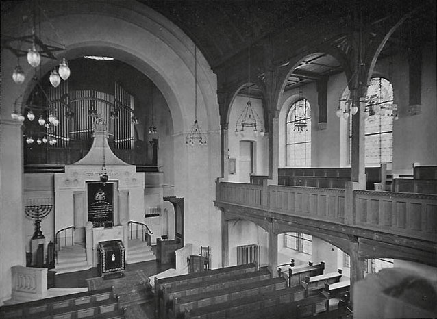 Die neue Binger Synagoge vor 1938