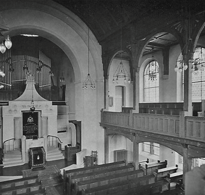 Die neue Binger Synagoge vor 1938