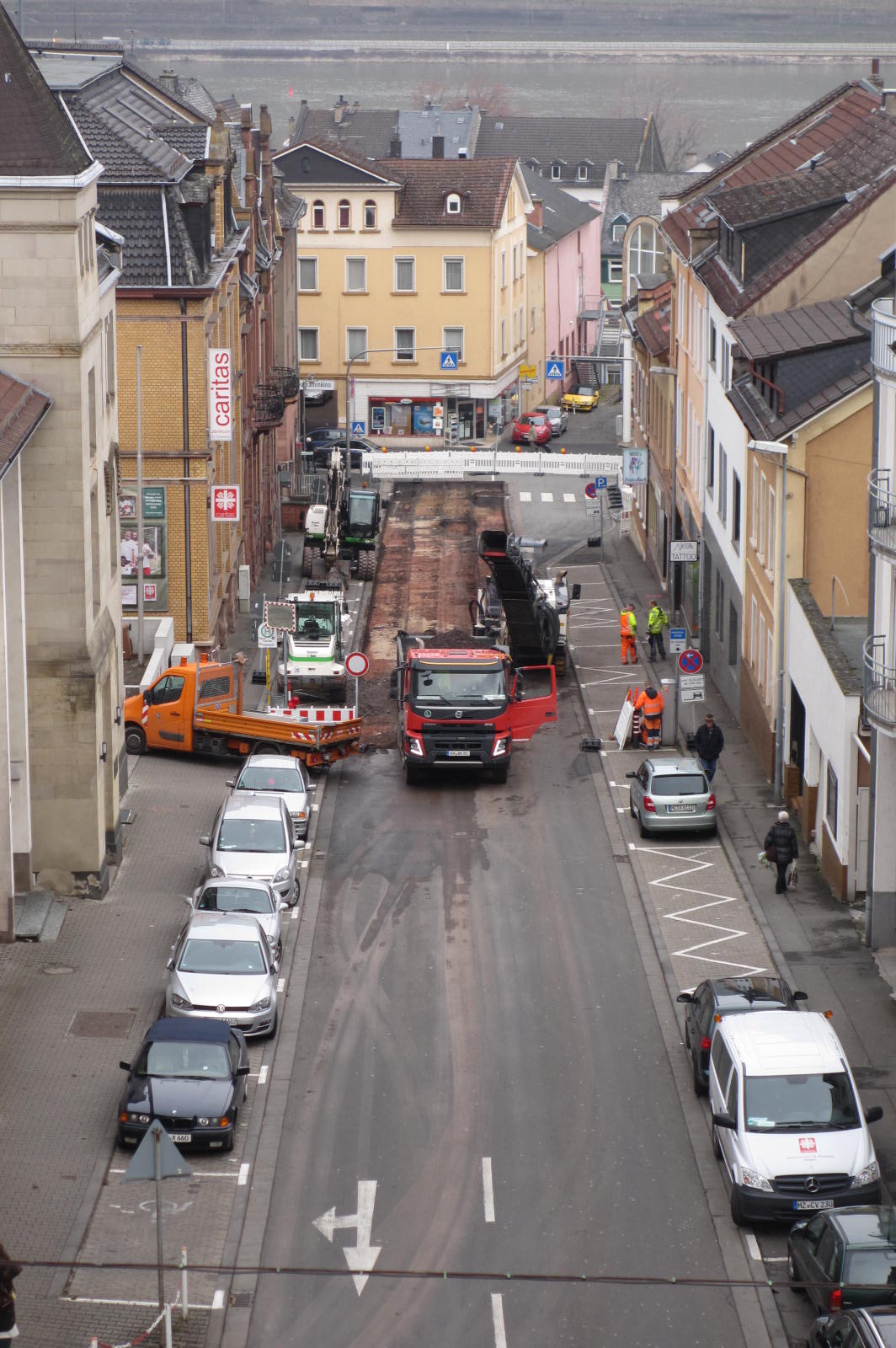 Rochusstraße (Baumaßnahme 2017).  