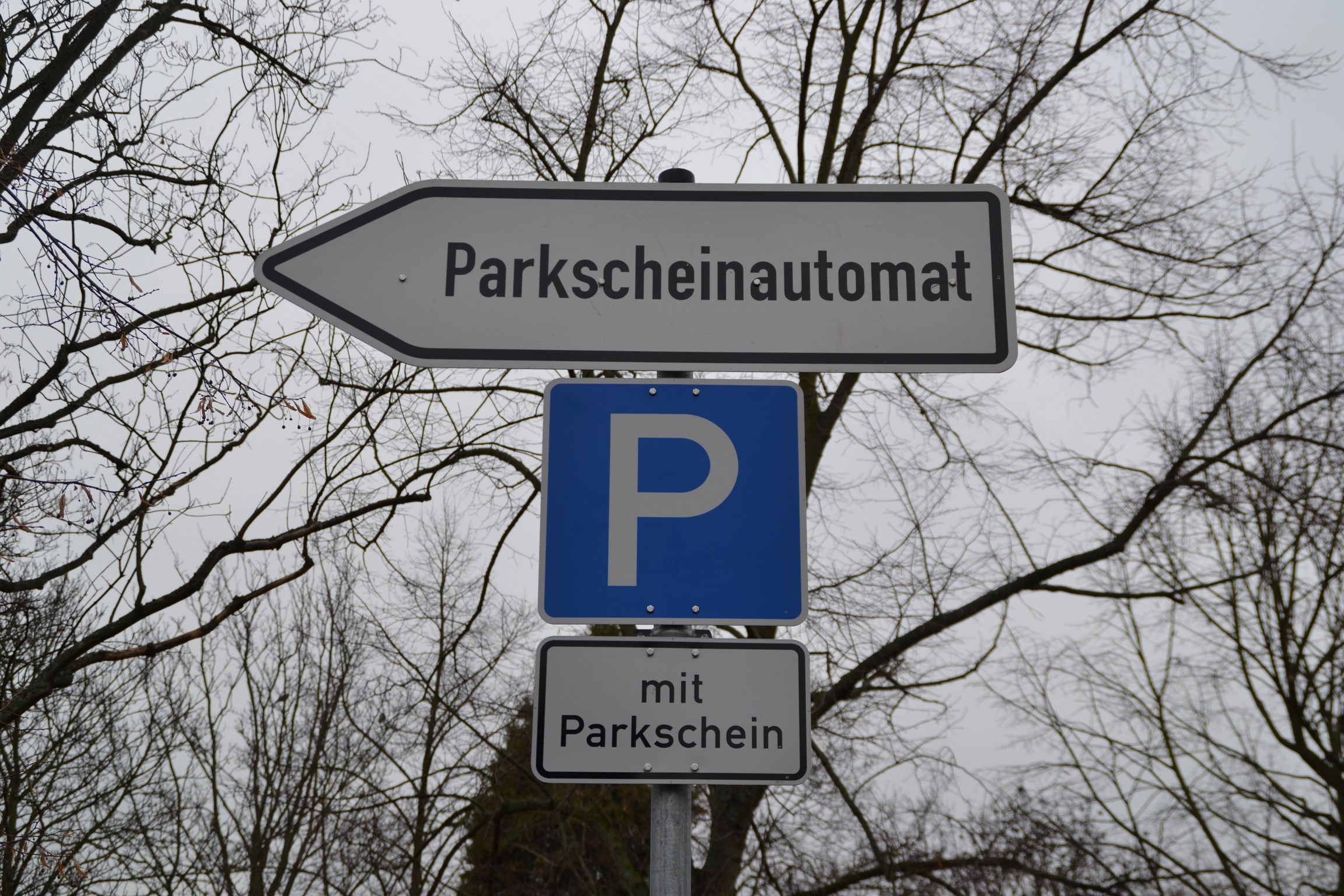 Parkplatzausschilderung