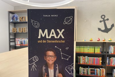 Tanja Wenz liest am 18. Oktober aus ihrem Buch „Max und der Sternenforscher“.