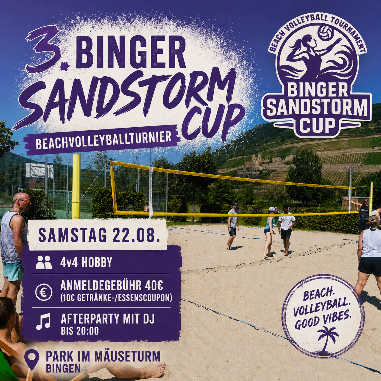 Veranstaltungsplakat 22. August