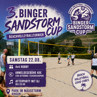 Veranstaltungsplakat 22. August