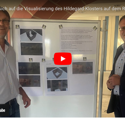 "Freuen Sie sich auf die Visualisierung des Hildegard-Klosters auf dem Rupertsberg"
