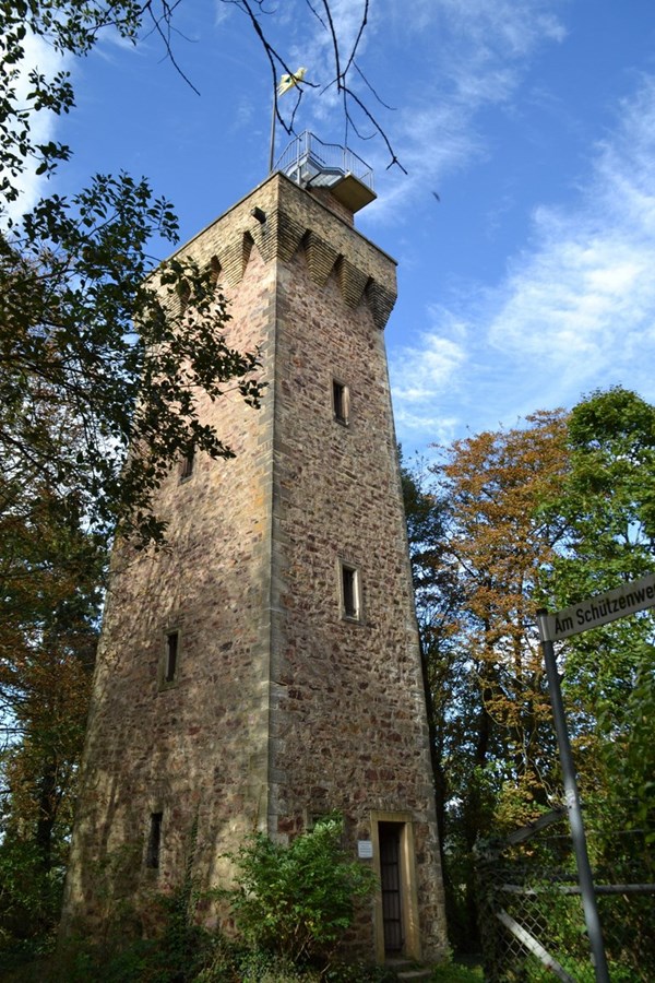 Der Kaiser Friedrich Turm auf dem Binger Rochusberg.