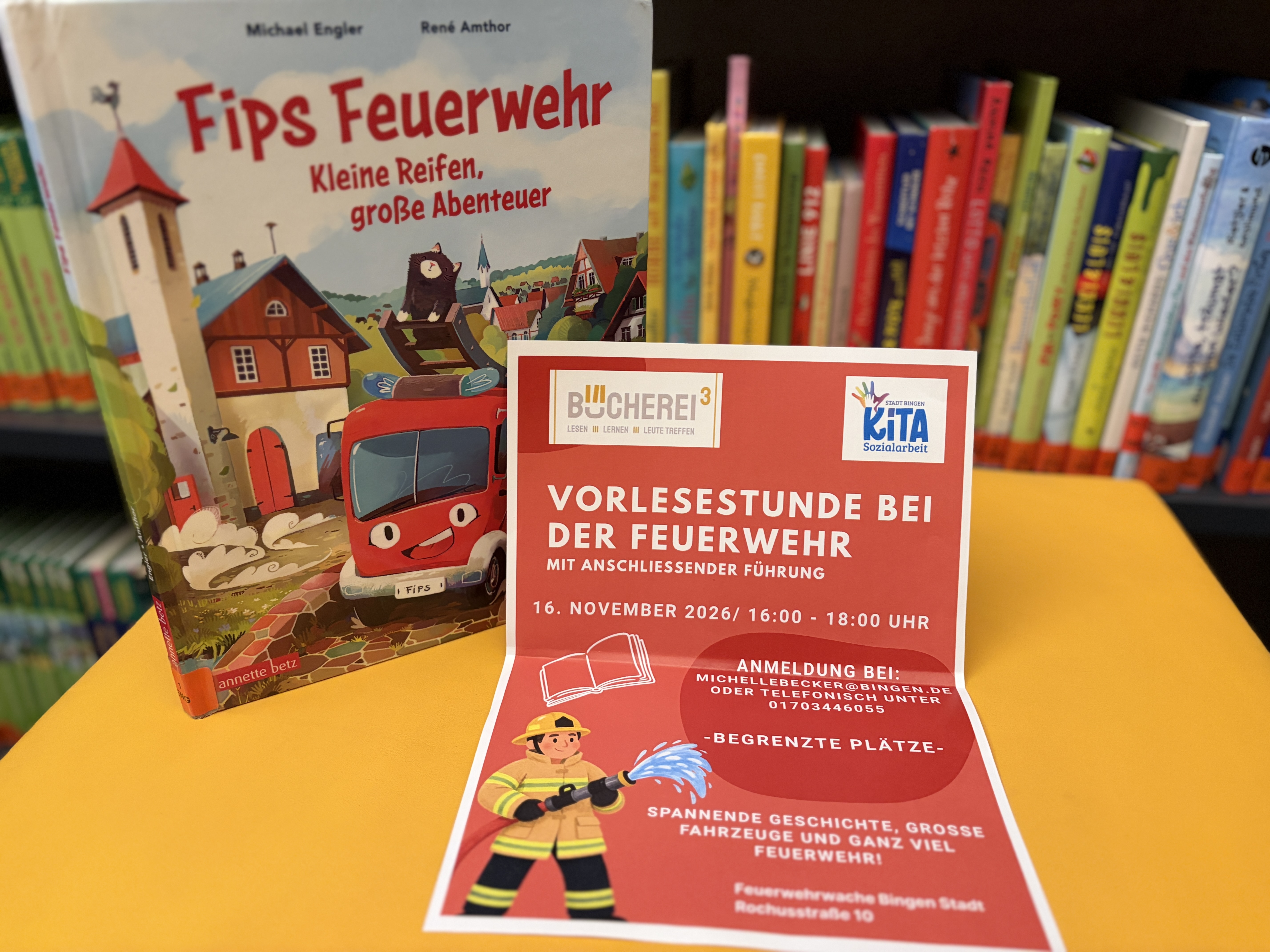 Am 16. November wird bei der Feuerwehr vorgelesen.