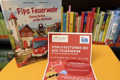 Am 16. November wird bei der Feuerwehr vorgelesen. Am 16. November wird bei der Feuerwehr vorgelesen.
