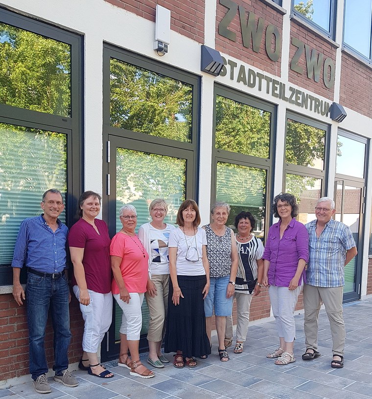 Das Team vom Café ZwoZwo im Sommer 2023 Foto: C.Woog