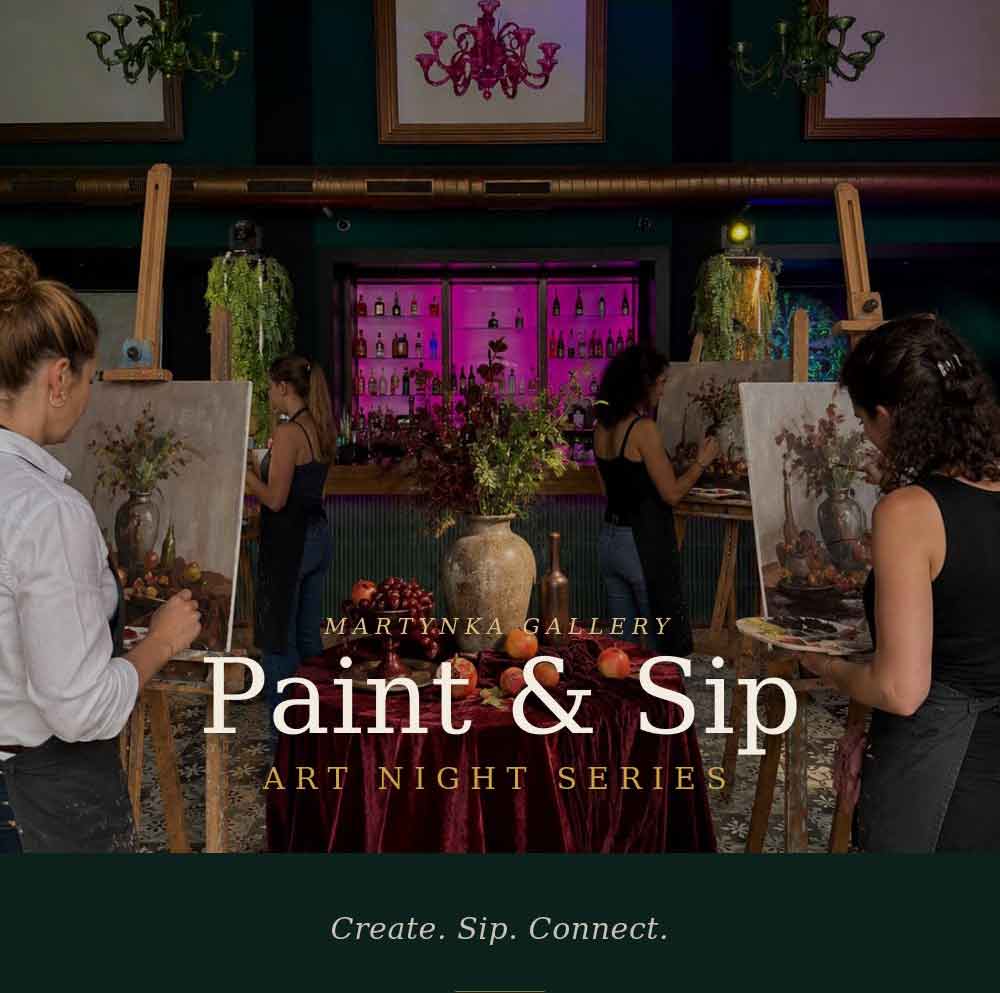PAINT & SIP – MAL / & KUNSTABEND IM PALAIS - Portrait