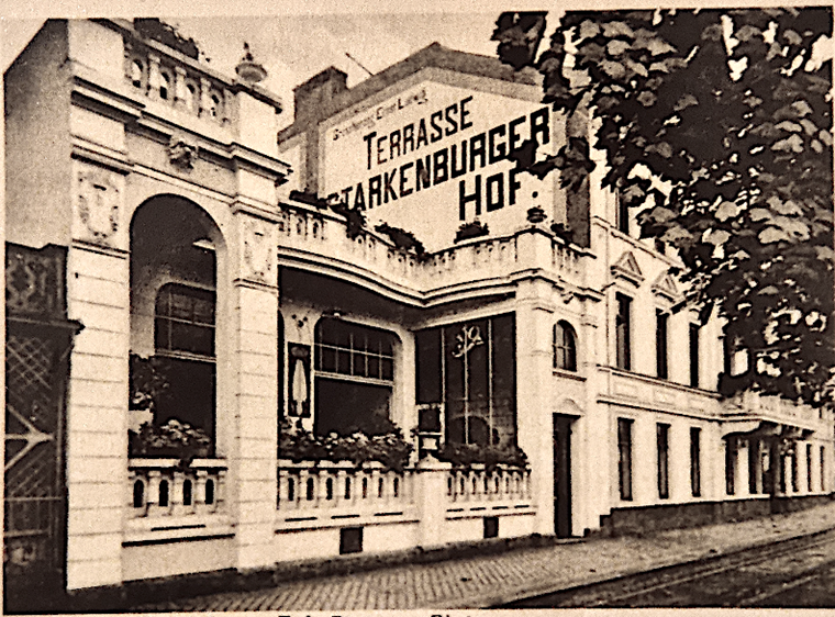Starkenburger Hof Terrasse, vermutlich 1920er Jahre