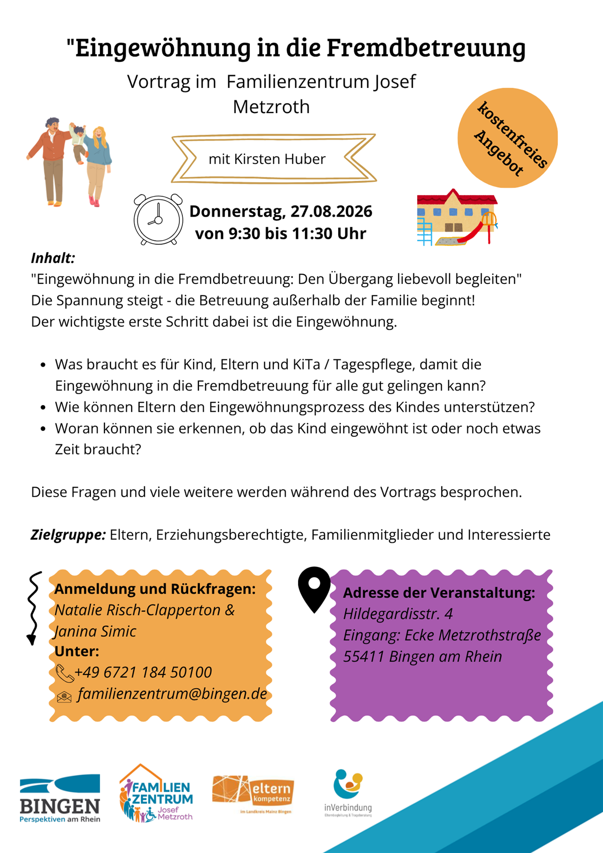 "Eingewöhnung in die Fremdbetreuung"