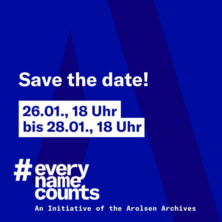 #EveryNameCounts beginnt am Mittwoch, dem 26. Januar 2022 um 18:00 Uhr