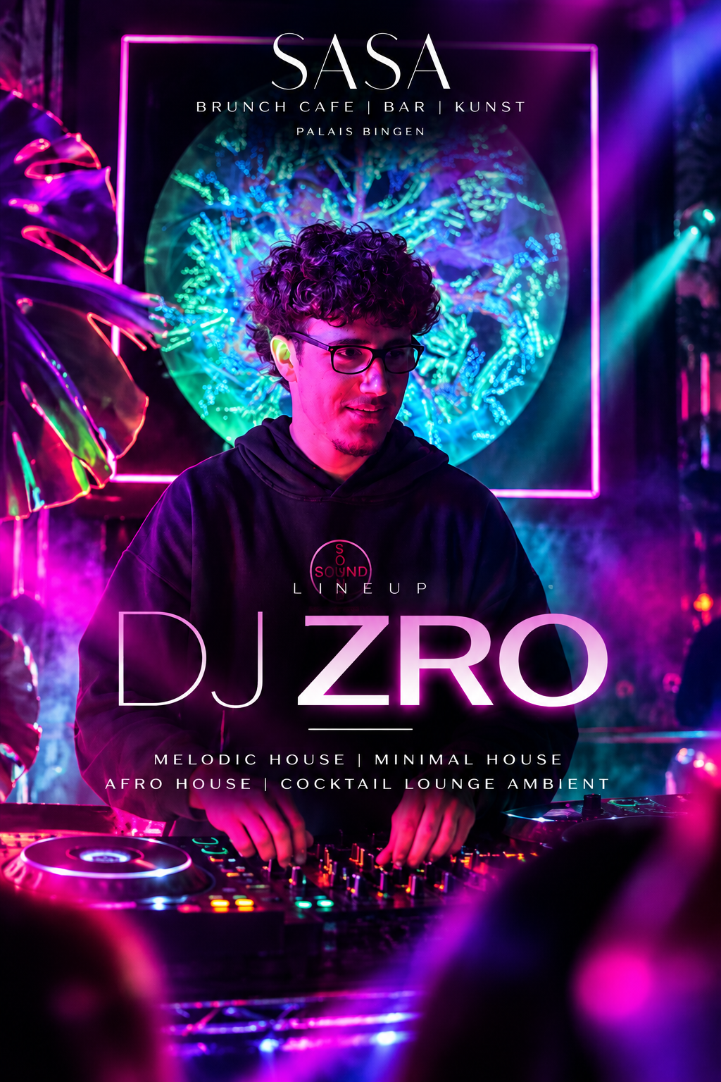 Cocktail Lounge mit Dj ZRO