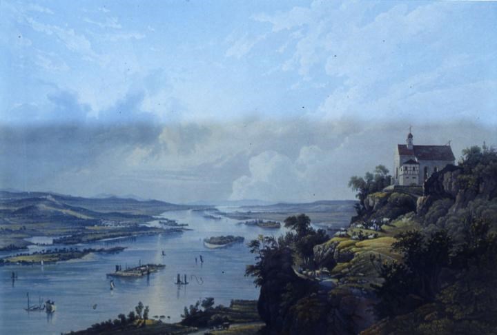 Die Binger Rochuskapelle, 1814