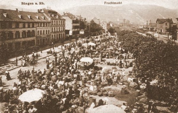 Der Binger Fruchtmarkt