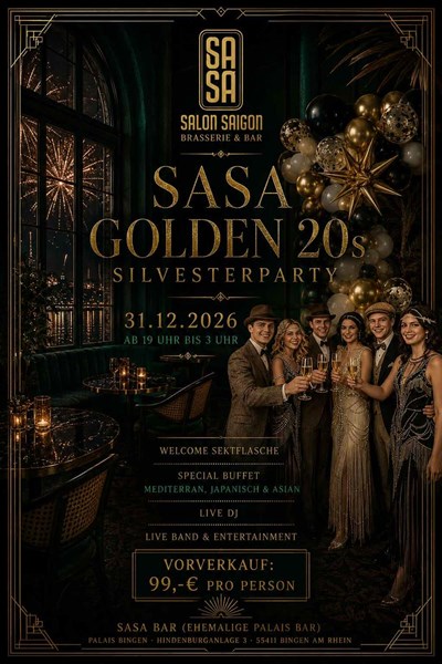 Silvesterparty Golden 20s
