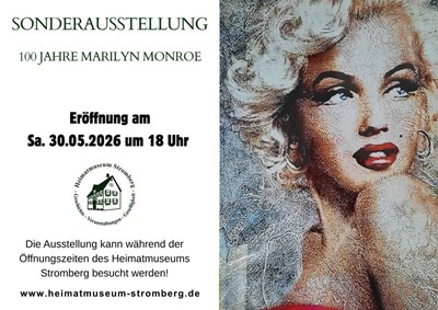 Sonderausstellung „100 Jahre Marilyn Monroe"