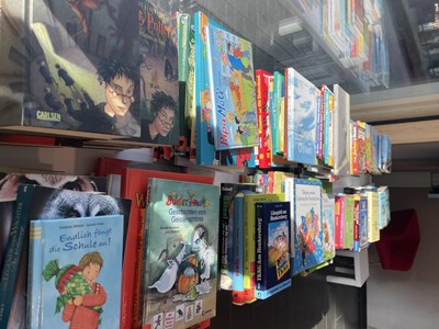 Am 10. Oktober gibt es in der Bücherei³ wieder einen Bücherflohmarkt.