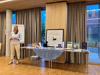 Kathrin Altmeppen bei ihrem Vortrag.