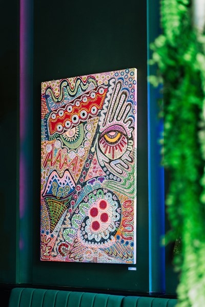 Ein Werk aus der Ausstellung BEYOND BECOMING.