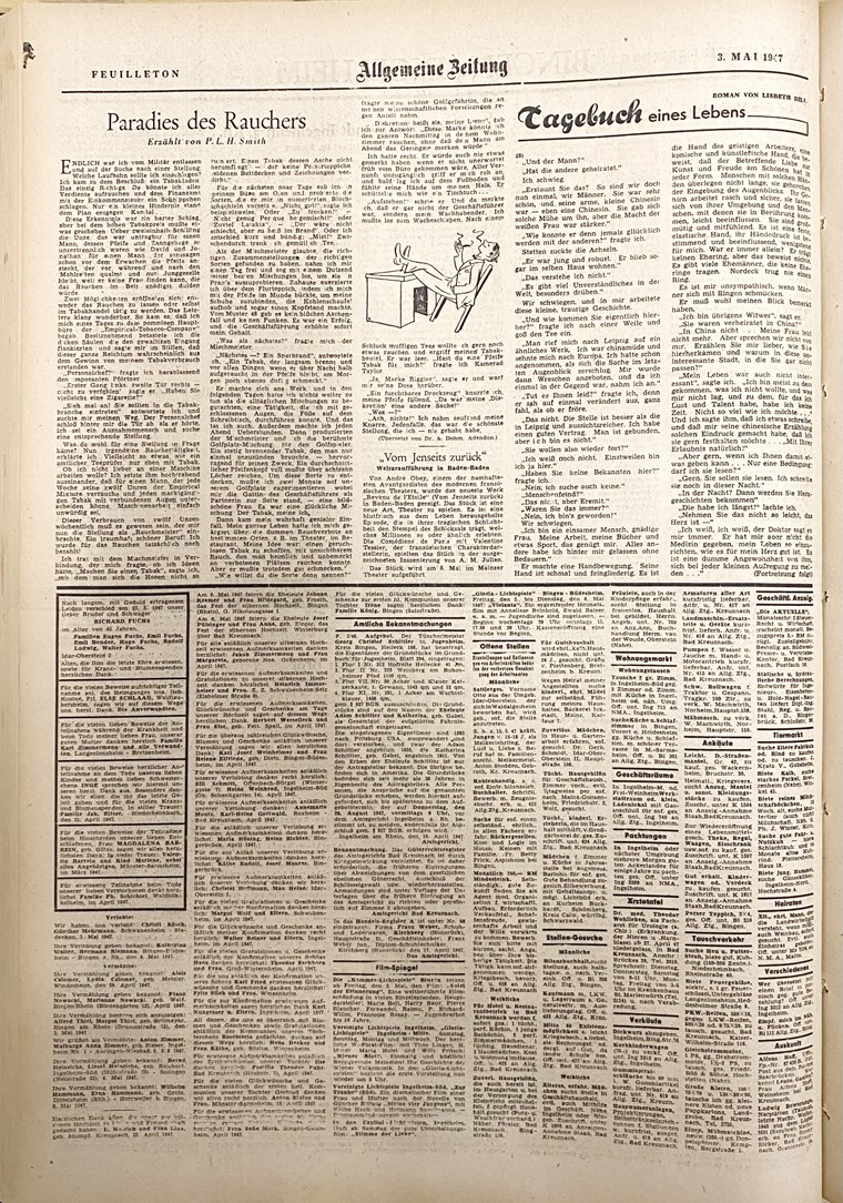 Allgemeine Zeitung, 3. Mai 1947, Seite 4