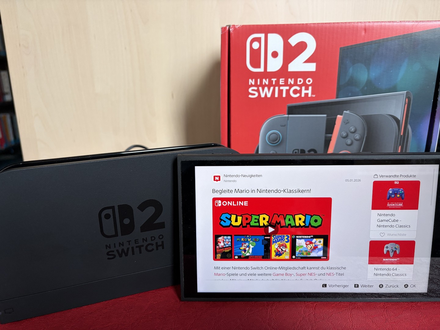 Die neue Switch-Konsole 2 ergänzt das Angebot.