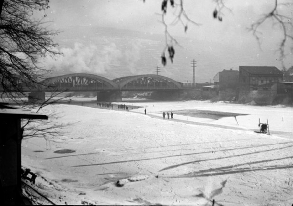 Als Rhein und Nahe zu Eis erstarrten