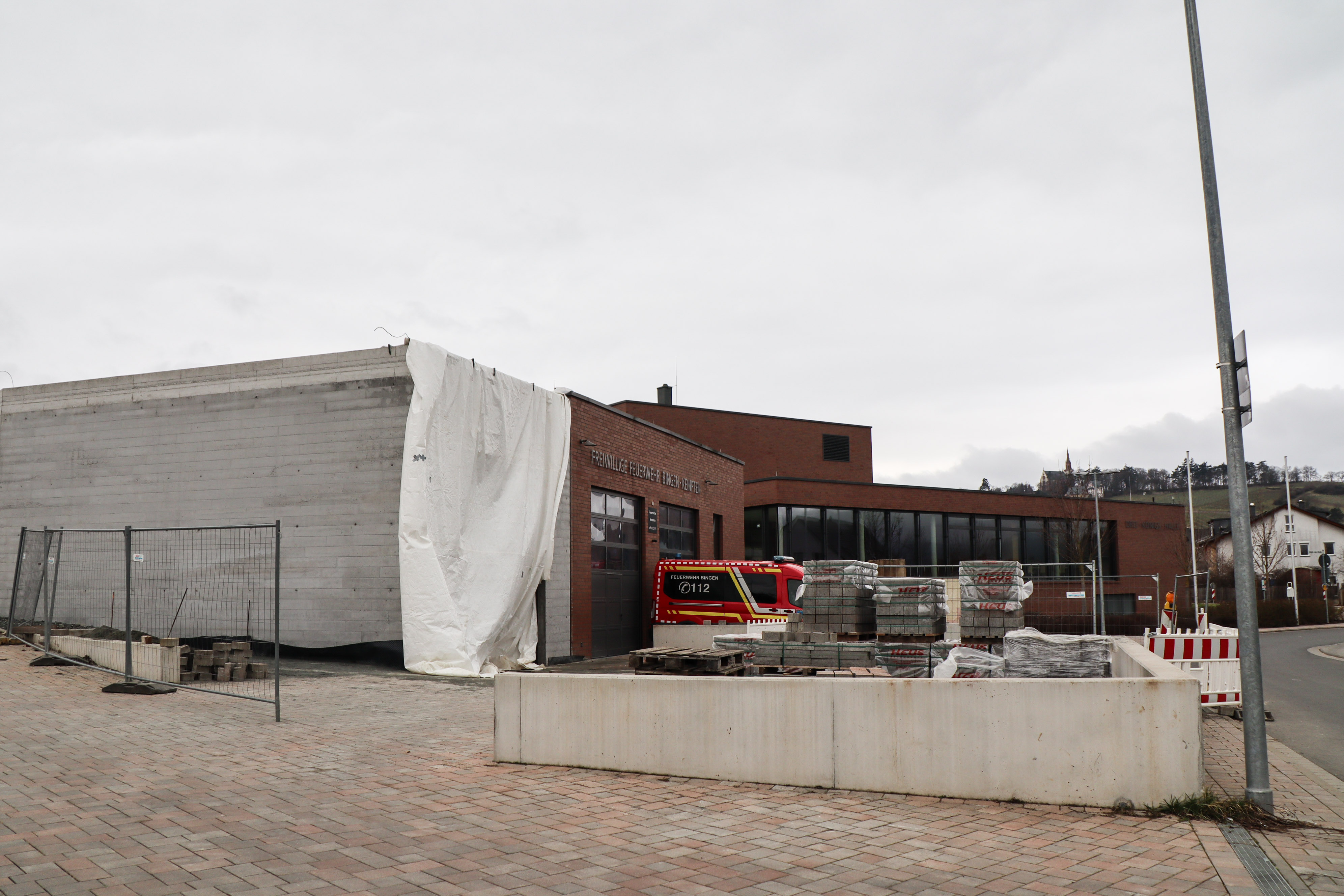 Anbau Feuerwehrgerätehaus Kempten.   