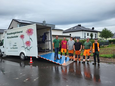 Das Team der Pflanzaktion.
