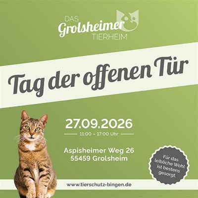 Tag der offenen Tür Grolsheimer Tierheim