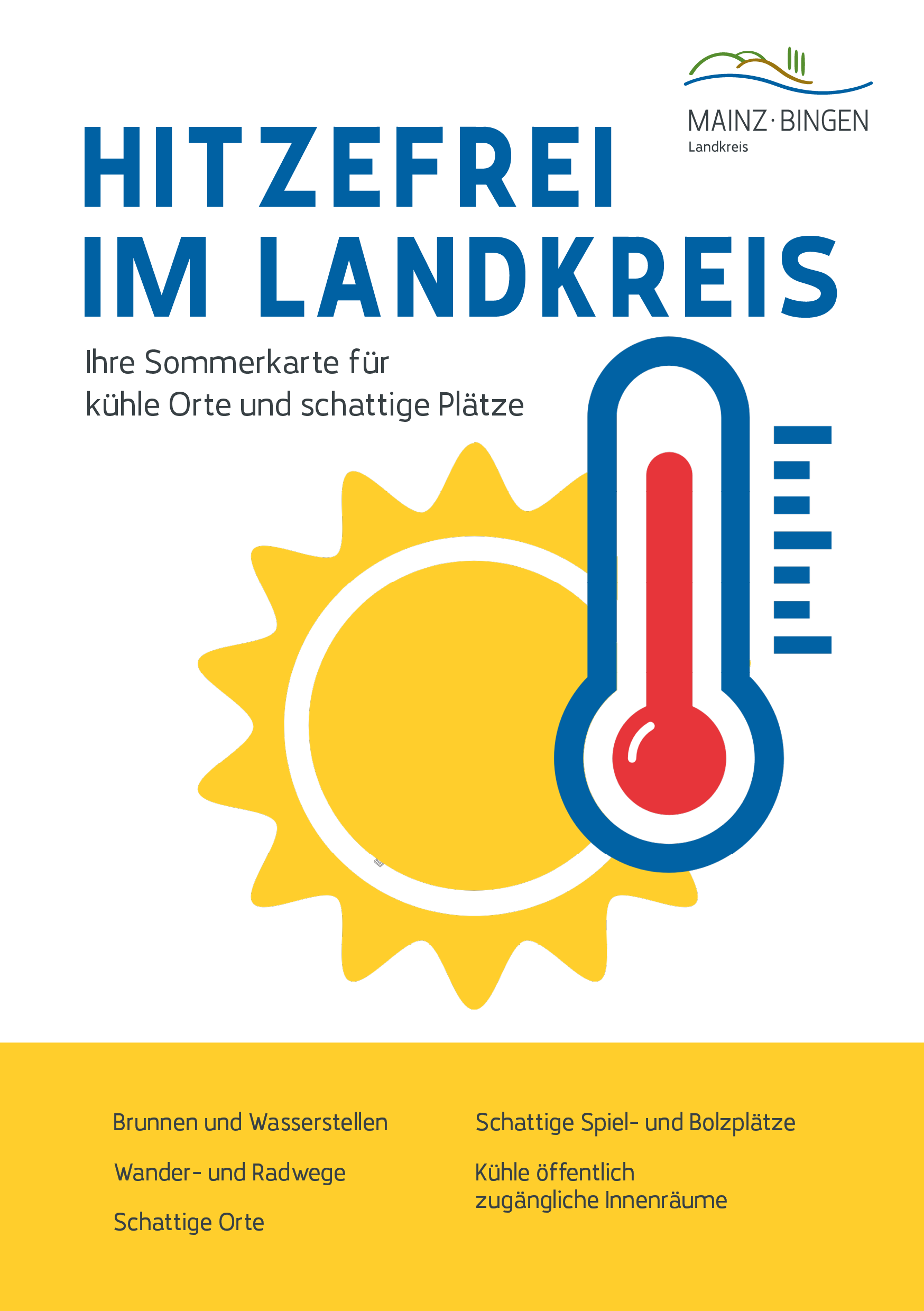 Die Hitzebroschüre für den Landkreis Mainz-Bingen