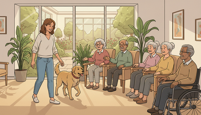 Besuchsdienst mit Herz und Hund