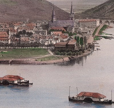 Schiffsmühen im Rhein