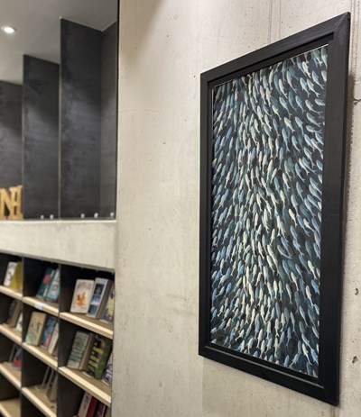 Bis zum 19. Dezember ist die Ausstellung „AS IF“ noch in der Bücherei³ zu sehen.