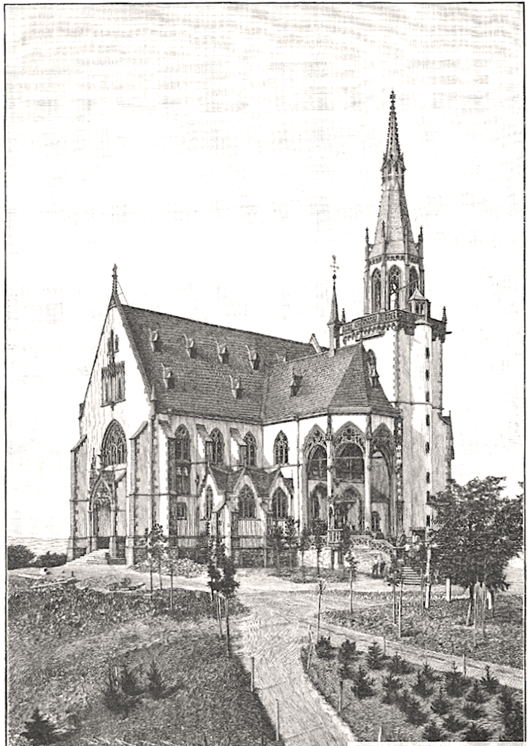 Die 3. Rochuskapelle, Foto von Johann Baptist Hilsdorf, 1895.