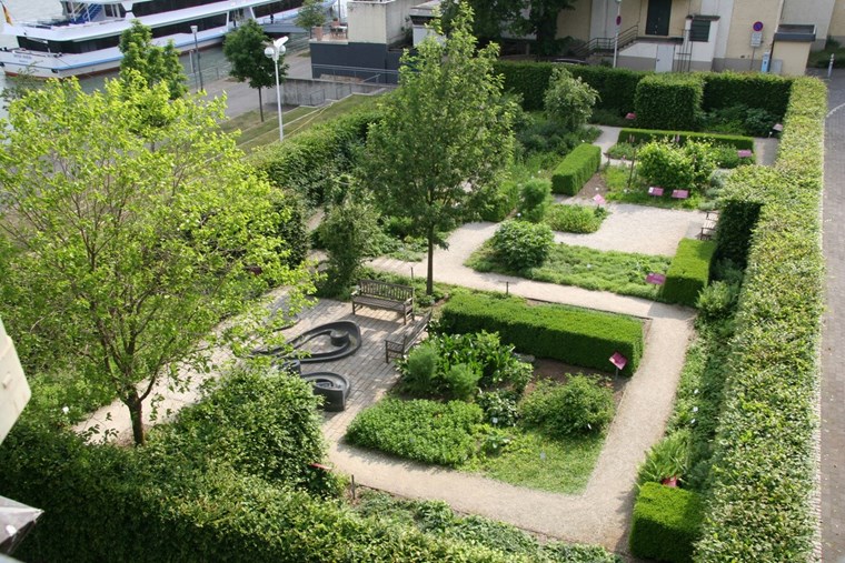 The "Hildegarden" nearby the "Museum am Strom"