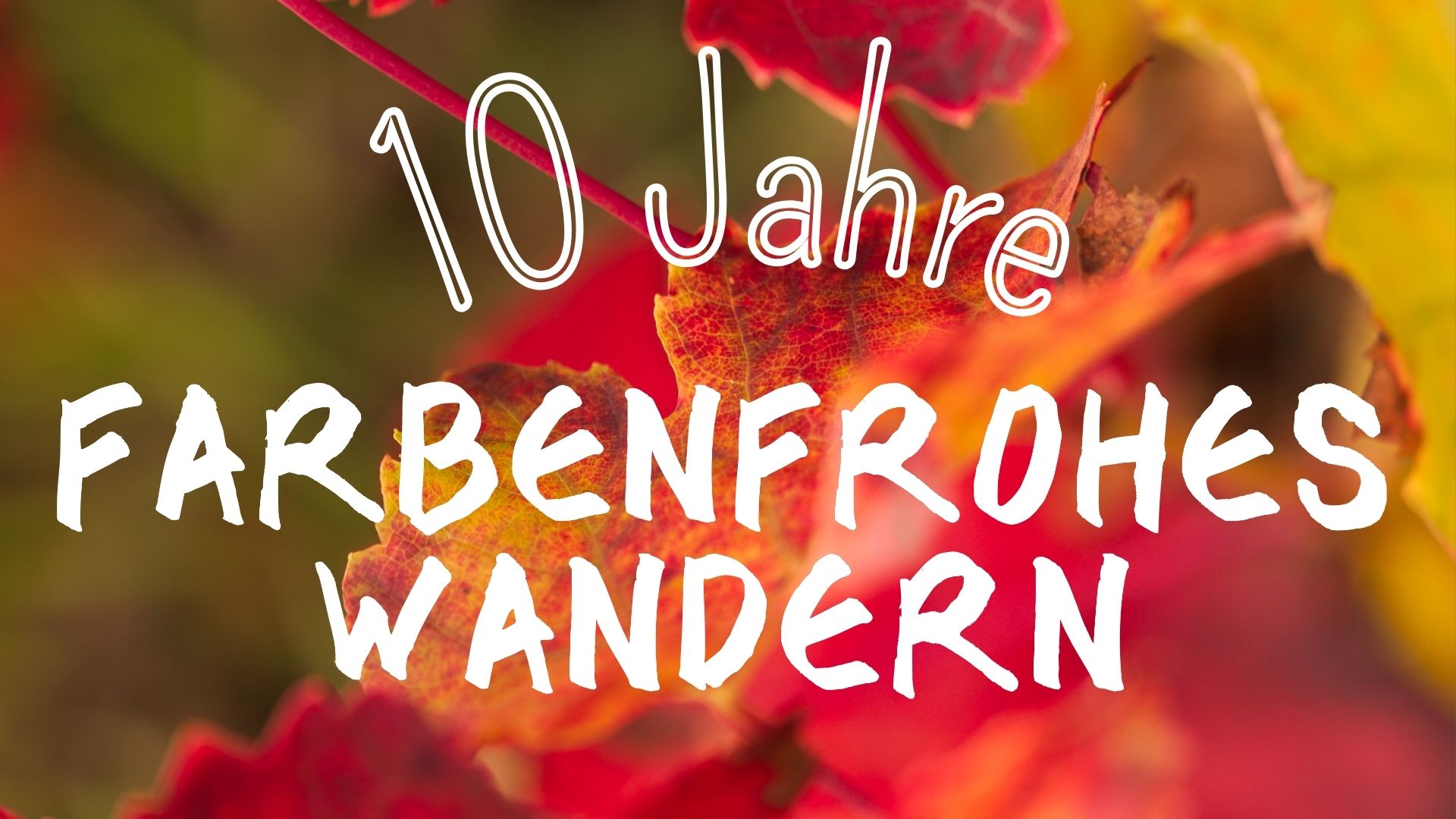 Farbenfrohes Wandern