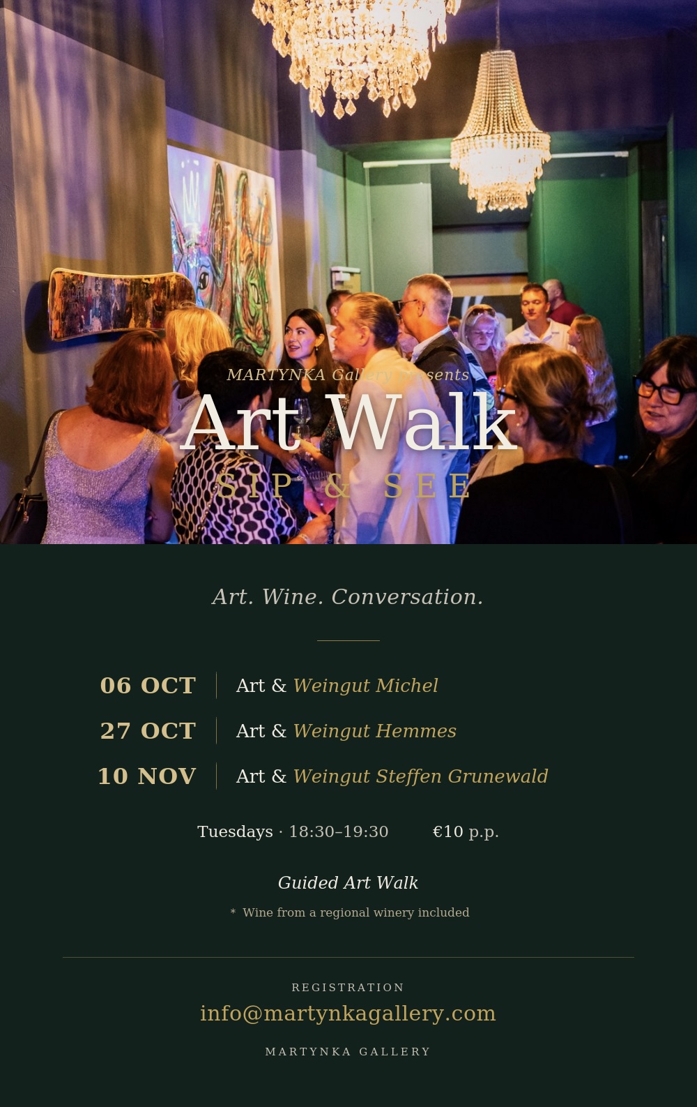 ART WALK - SIP & SEE