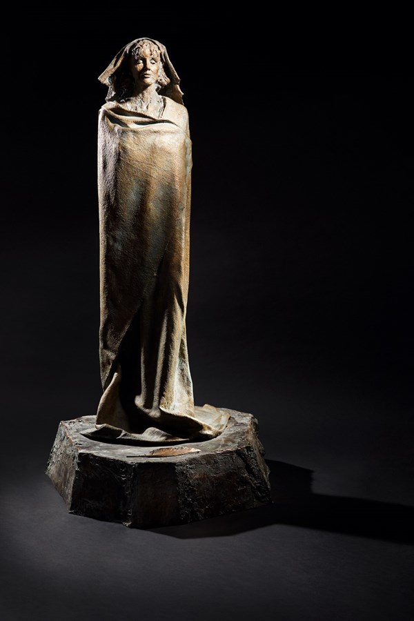 Karl Heinz Oswald - Hildegardvon Bingen, 1998, Bronze