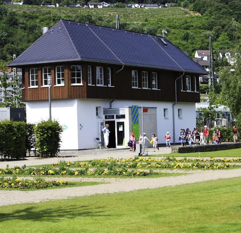 Stellwerk Mensch Natur Technik Park am Mäuseturm  |  Quelle: Stadt Bingen