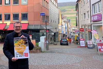 Oberbürgermeister Thomas Feser lädt zum viertägigen Frühlingsfest – inklusive verkaufsoffenem Sonntag – nach Bingen ein