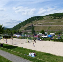 Beachvolleyball  |  Quelle: Stadt Bingen