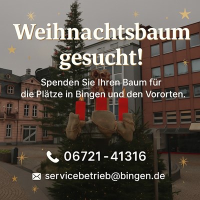 Weihnachtsbaum-Aufruf.