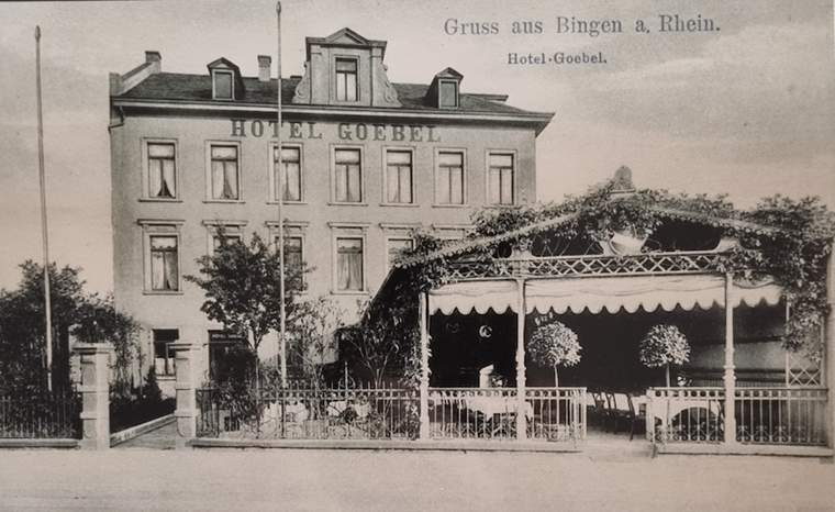 Das Hotel Goebel um 1850