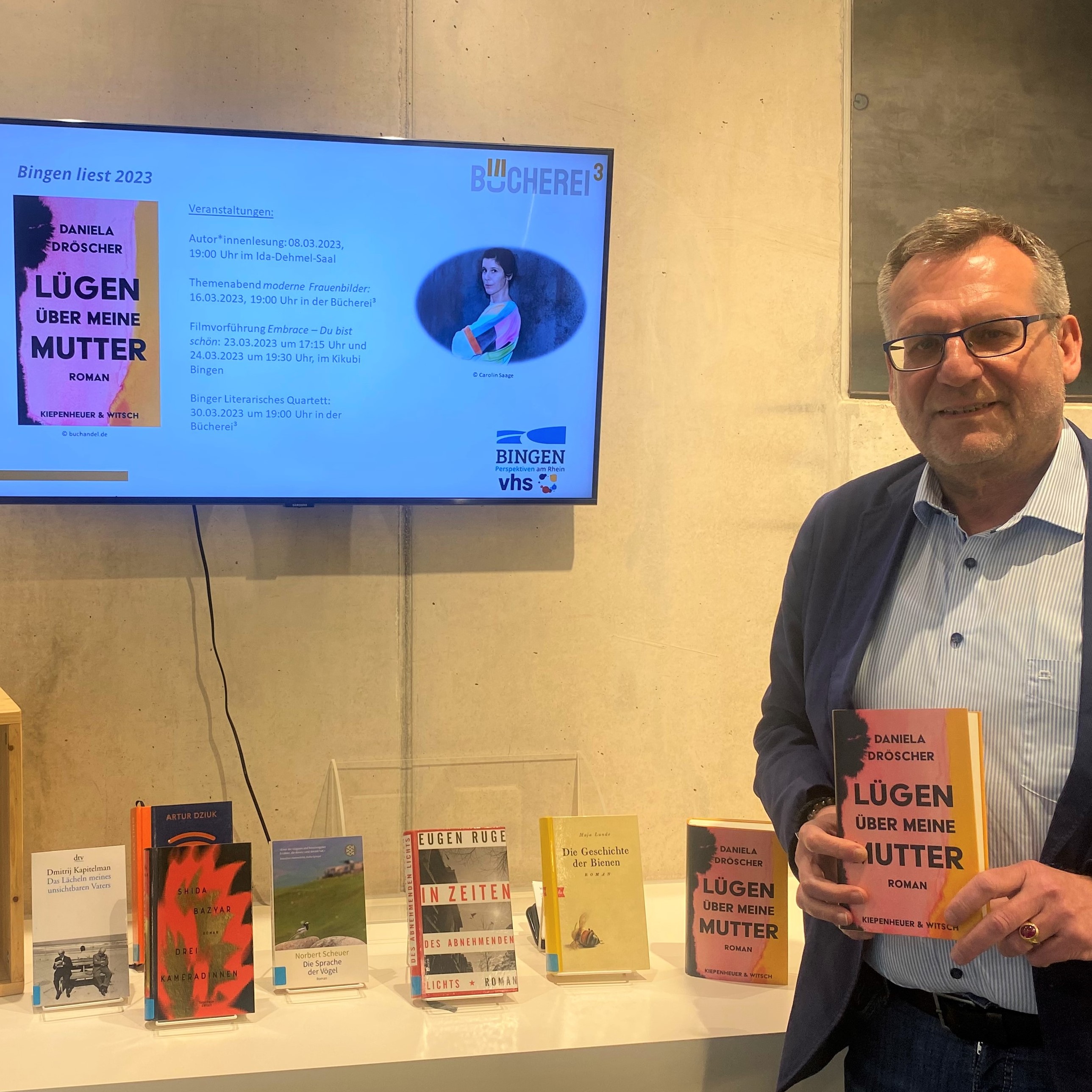 „Ich lade Sie herzlich ein: beteiligen Sie sich an unser Aktion ‚Bingen liest ein Buch‘!“