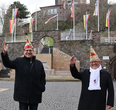 "Trotz Absage der Fastnachtsveranstaltungen: Bingen zeigt Flagge zur 5. Jahreszeit!"