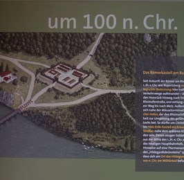 Das Römerkastell um 100.n.Chr  |  Quelle: Stadt Bingen/Team Museum