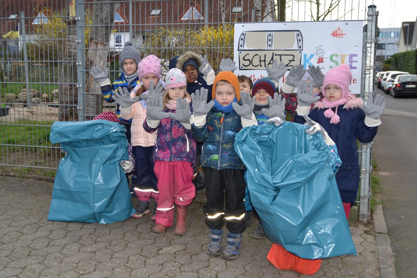 Fleißige Helfer  |  Quelle: Stadt Bingen