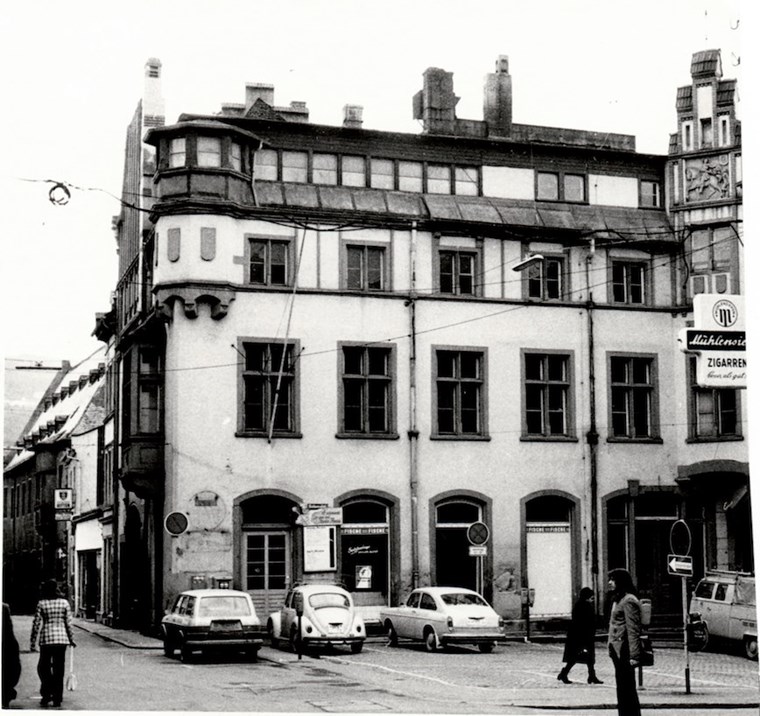 Das Binger Rathaus in den 1960er Jahren